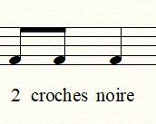 2croches noire