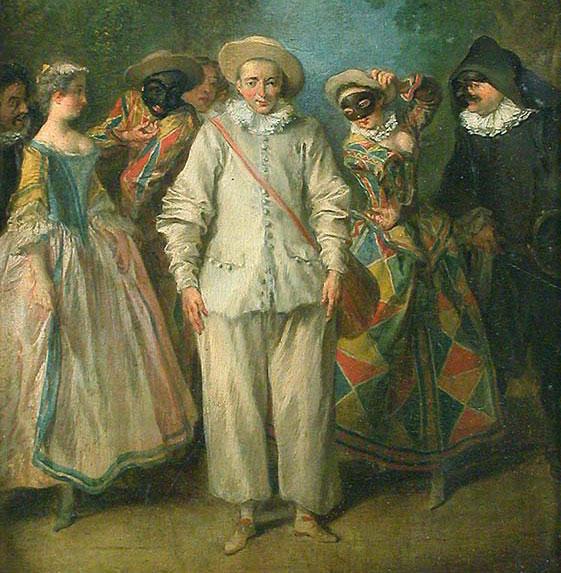 Les acteurs de la comedie italienne par nicolas lancret entre 1716 et 1736 musee du louvre